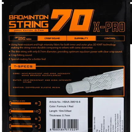 Hundred Badminton String 70 X Pro