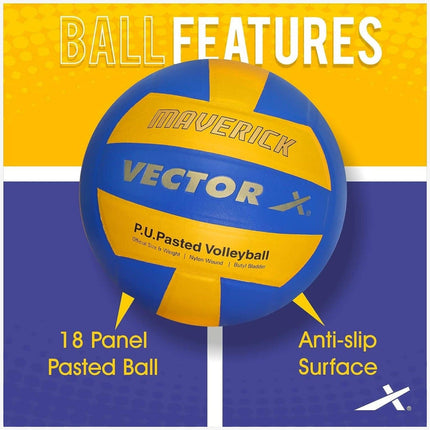 VECTOR X Maverick-18P Volleyball (Size 4)