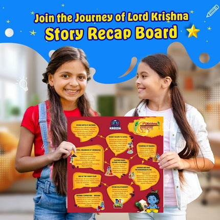 Kreeda Krishna leela A Divine 2-in-1 Board Game Kit