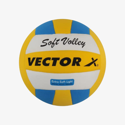 Vector-X Soft Machine Stitched Rubber Volleyball (Size 4)