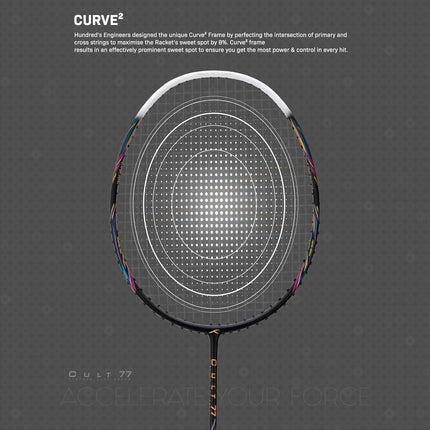 Hundred Badminton Racquet CULT 77