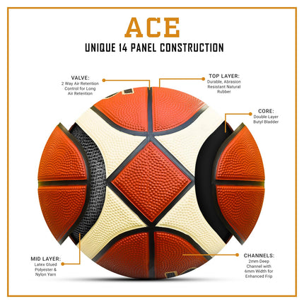 Synco Ace 14P Basketball Size 7