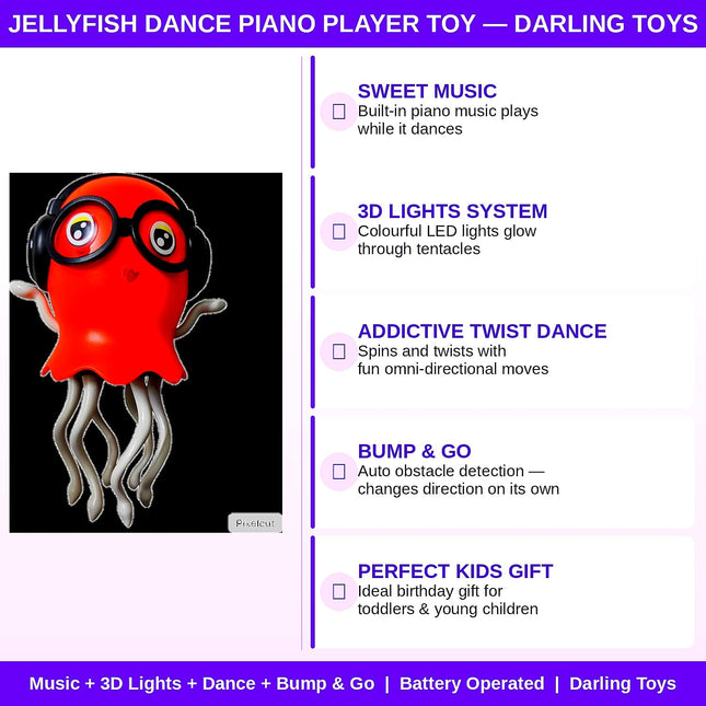 Twist Jellyfish Dance Piano Player