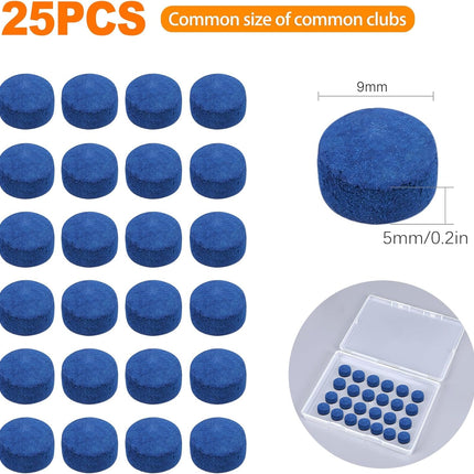 Snooker/Pool Cue Tip 9mm