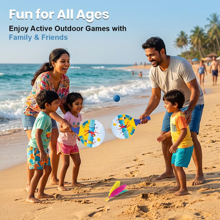 Pulseit Beach Ball Paddle & Ball Set