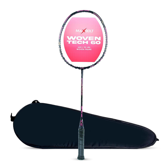 Max Bolt Badminton Racquet Woven Tech-60