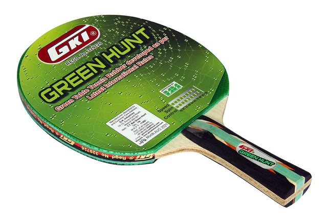 GKI Green Hunt Table Tennis Racket