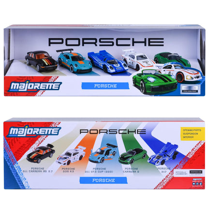 Majorette Porsche Premium 5 Cars Set