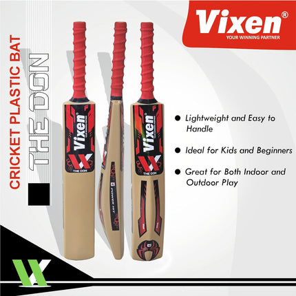 Vixen Plastic Cricket Bat DON