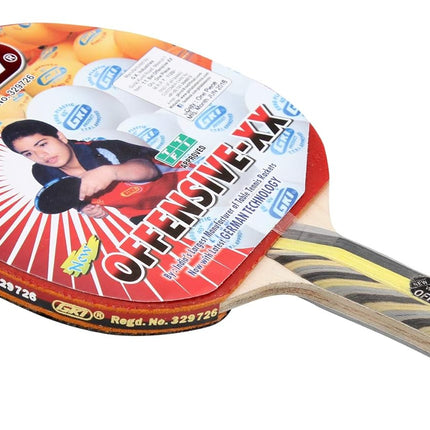 GKI Offensive XX Table Tennis Racket
