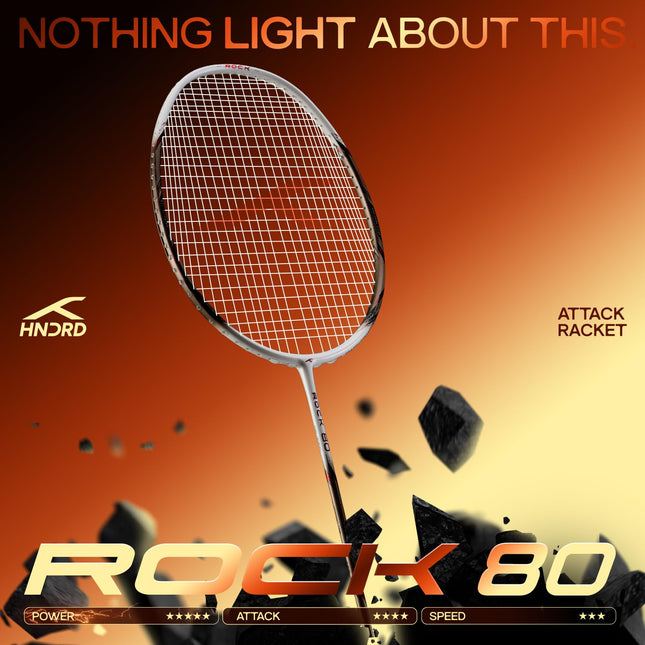 Hundred Rock 80 Badminton Racquet