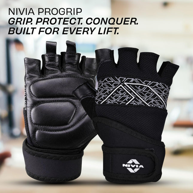 Nivia Progrip Weight Lifting Gym Gloves