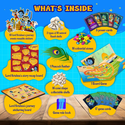 Kreeda Krishna leela A Divine 2-in-1 Board Game Kit