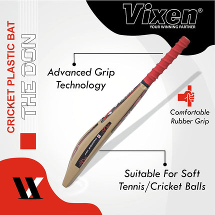 Vixen Plastic Cricket Bat DON