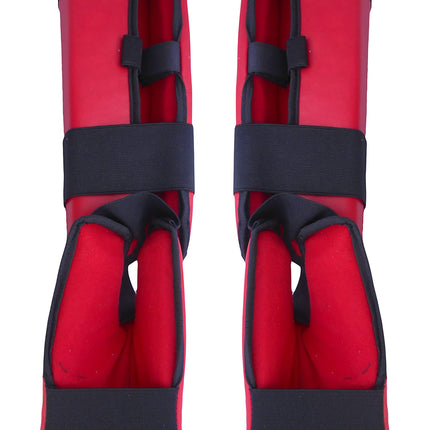 Karate Shinguard With Foot Guard P.U