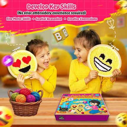 Kreeda Punch Needle Emogi Making-Embroidery Kit