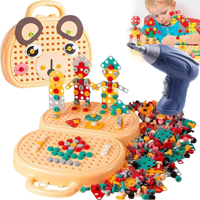 KK DIY Creative Screw Puzzle Suitcase