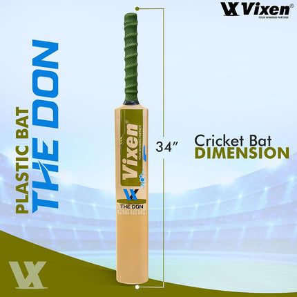 Vixen Plastic Cricket Bat DON