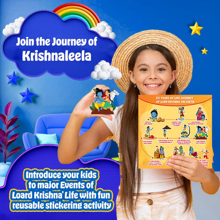 Kreeda Krishna leela A Divine 2-in-1 Board Game Kit