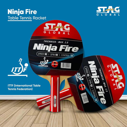STAG Ninja Fire Table Tennis Racket