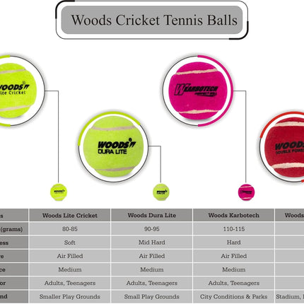 Woods Light Weight Tennis Balls