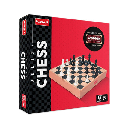 Funskool Wooden Chess Deluxe