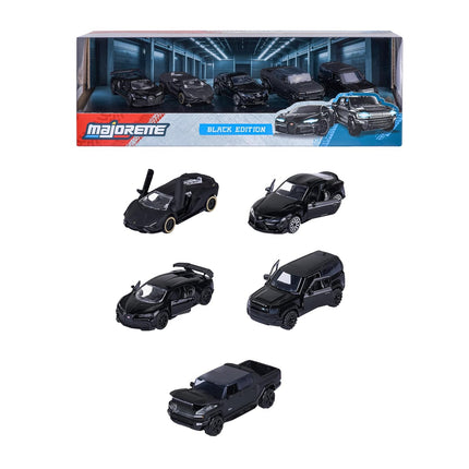 Majorette Black Edition Premium 5 Cars Set