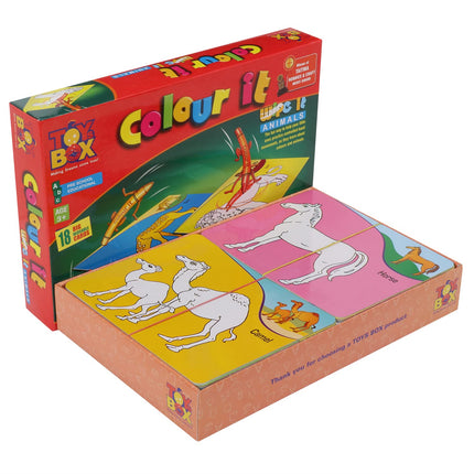 BH Toys Box Animals Colour It Wipe It