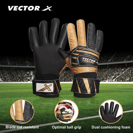 Vector X Tornado Football Goalkeeper Gloves