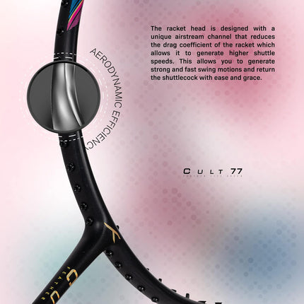 Hundred Badminton Racquet CULT 77