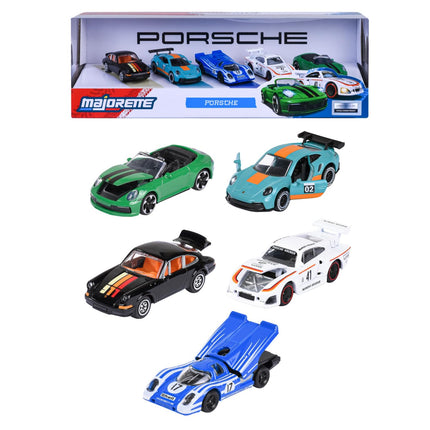 Majorette Porsche Premium 5 Cars Set
