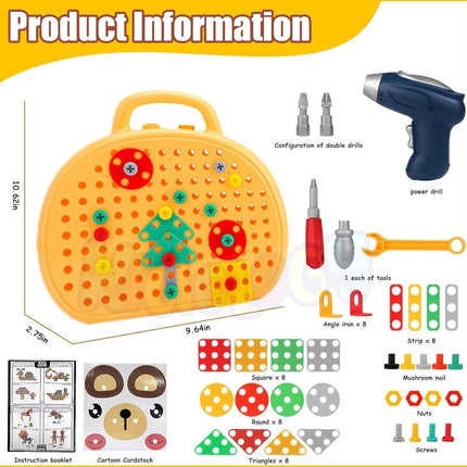 KK DIY Creative Screw Puzzle Suitcase