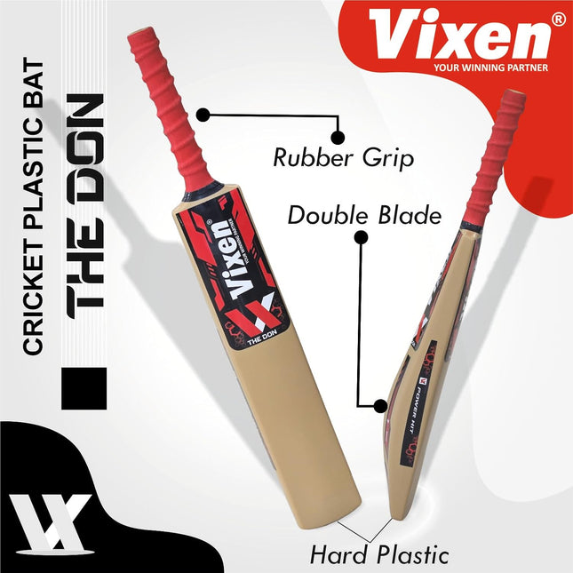 Vixen Plastic Cricket Bat DON