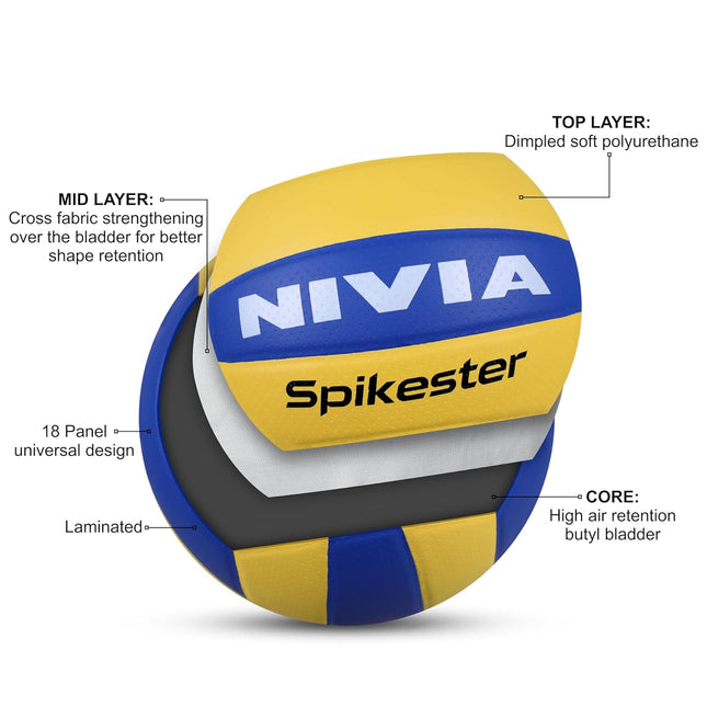 Nivia Volleyball Spikestar(Size 4)