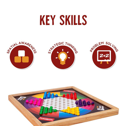 Funskool Classic Wooden Chinese Checkers