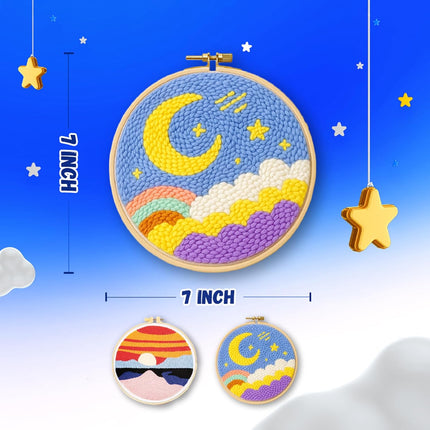 Kreeda Punch Needle Landscape Embroidery Kit