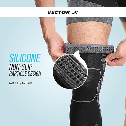 Vector X long knee wrap