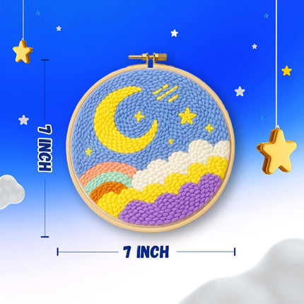 Kreeda Punch Needle Landscape Embroidery Kit