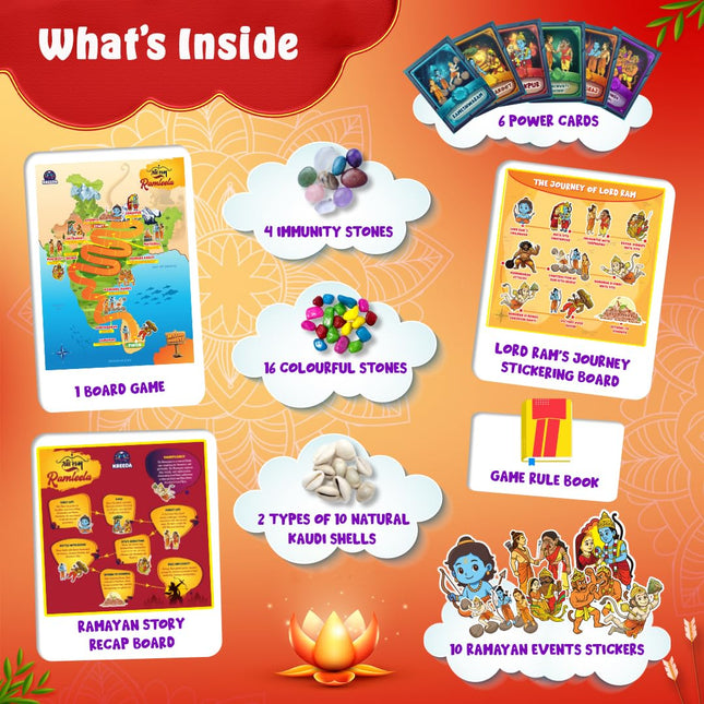 Kreeda Ramleela A Divine 2-in-1 Board Game Kit