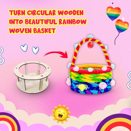 Kreeda Rainbow Woven Basket Making Kit