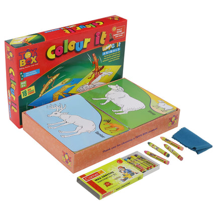 BH Toys Box Animals Colour It Wipe It