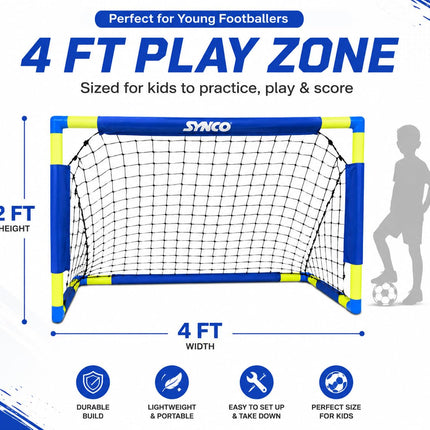 Synco Football Goal Post Foldable For Kids