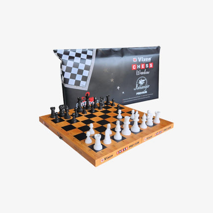 Vixen Chess Set Foldable Chess Master (Size: 18 X 18)