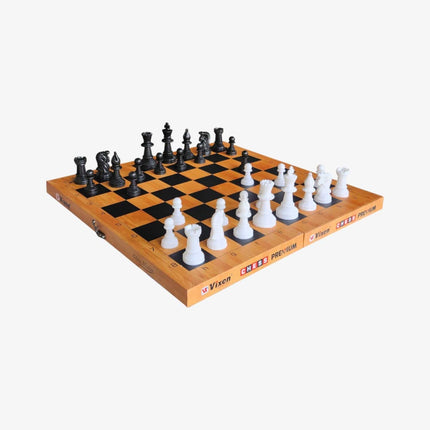 Vixen Chess Set Foldable Chess Master (Size: 18 X 18)