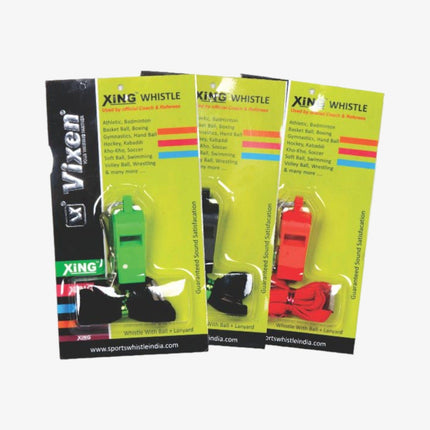 Vixen Xing Whistle with Lanyard