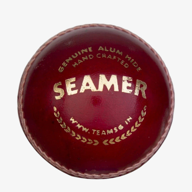 SG Seamer Two Piece Leather Ball Red