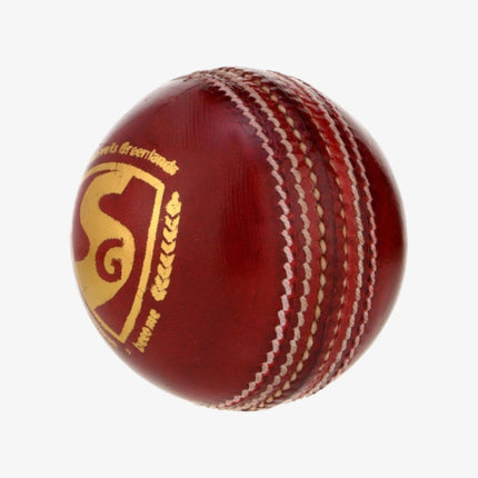 SG Shield 20 Leather Ball 2 Piece Red