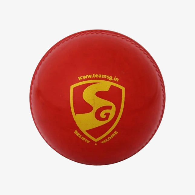 SG Everlast Synthetic Cricket Ball (Red) - Pack of 1
