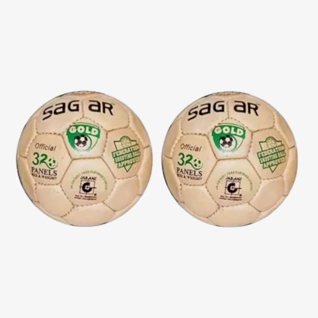 SAGAR Gold PU Shooting Ball 32 Panel