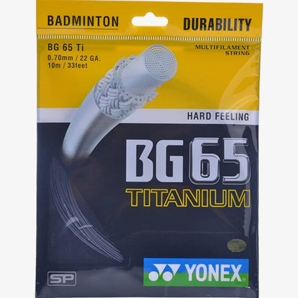 Yonex Bg-65 Ti Badminton String Titanium